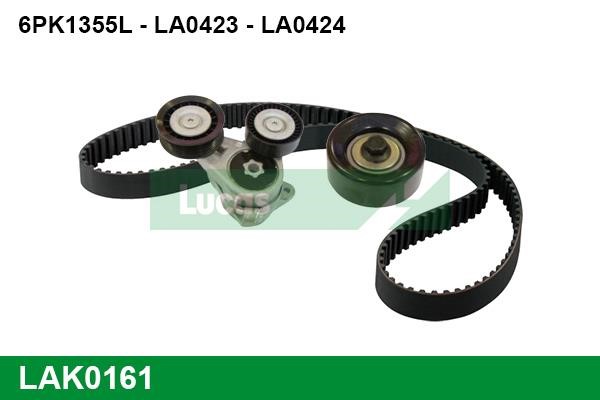 Lucas diesel LAK0161 Drive belt kit LAK0161: Buy near me in Poland at 2407.PL - Good price!
