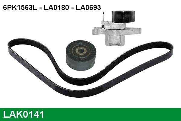 Lucas diesel LAK0141 Drive belt kit LAK0141: Buy near me in Poland at 2407.PL - Good price!