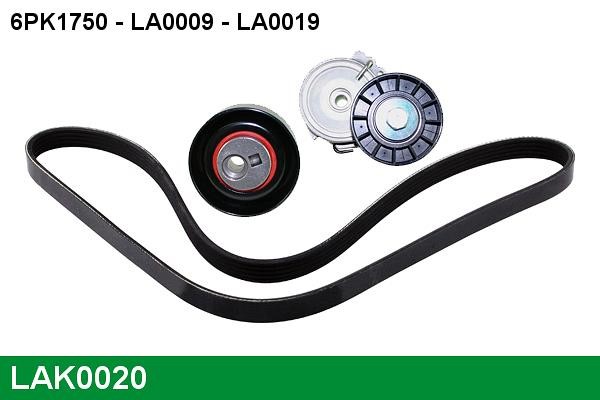 Lucas diesel LAK0020 Drive belt kit LAK0020: Buy near me in Poland at 2407.PL - Good price!