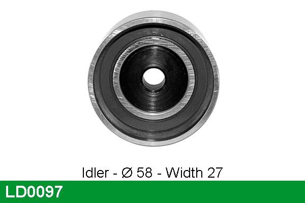 Lucas diesel LD0097 Tensioner pulley, timing belt LD0097: Buy near me in Poland at 2407.PL - Good price!