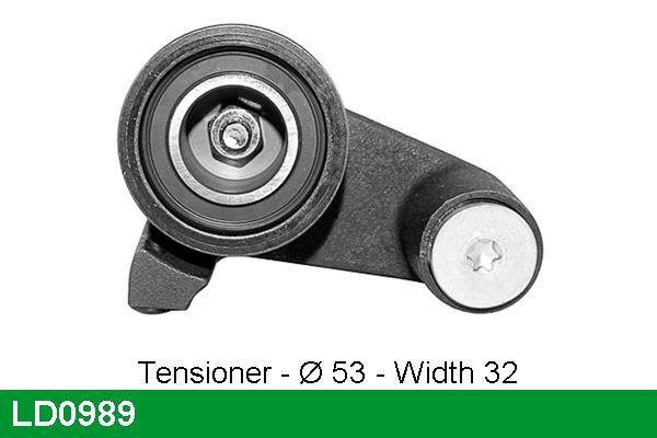 Lucas diesel LD0989 Tensioner pulley, timing belt LD0989: Buy near me in Poland at 2407.PL - Good price!