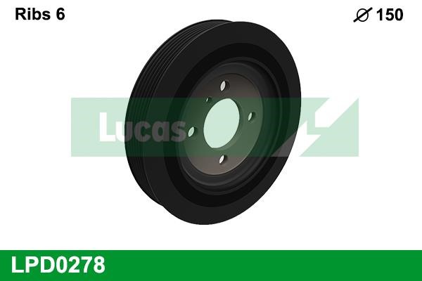 Lucas Electrical LPD0278 Belt Pulley, crankshaft LPD0278: Buy near me in Poland at 2407.PL - Good price!