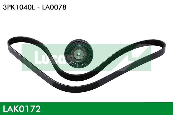Lucas Electrical LAK0172 Zestaw paska klinowego wielorowkowego LAK0172: Dobra cena w Polsce na 2407.PL - Kup Teraz!
