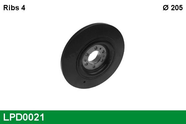 Lucas diesel LPD0021 Belt Pulley, crankshaft LPD0021: Buy near me at 2407.PL in Poland at an Affordable price!