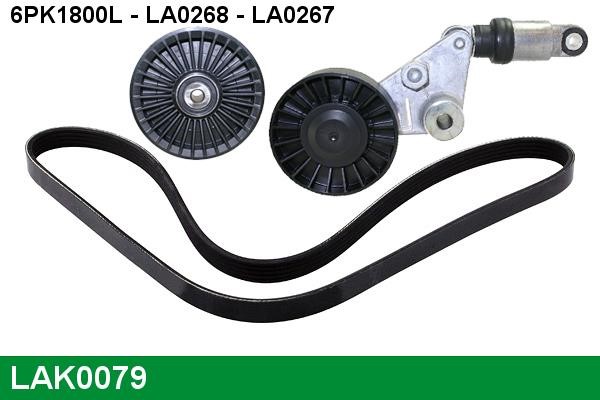 Lucas diesel LAK0079 Комплект ремня генератора LAK0079: Отличная цена - Купить в Польше на 2407.PL!