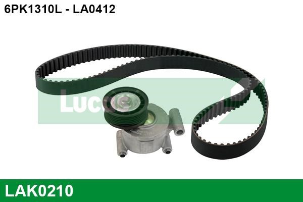 Lucas diesel LAK0210 Zestaw pasek alternatora LAK0210: Dobra cena w Polsce na 2407.PL - Kup Teraz!