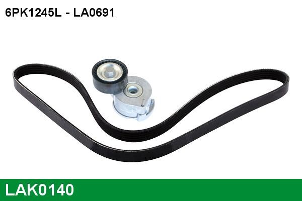 Lucas diesel LAK0140 Drive belt kit LAK0140: Buy near me in Poland at 2407.PL - Good price!