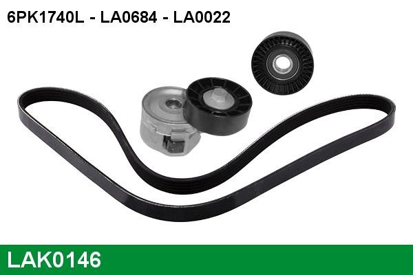 Lucas diesel LAK0146 Drive belt kit LAK0146: Buy near me in Poland at 2407.PL - Good price!