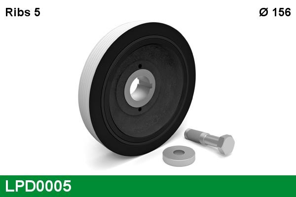 Lucas diesel LPD0005 Belt Pulley, crankshaft LPD0005: Buy near me at 2407.PL in Poland at an Affordable price!
