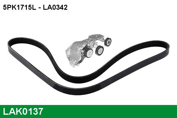 Lucas diesel LAK0137 Drive belt kit LAK0137: Buy near me in Poland at 2407.PL - Good price!