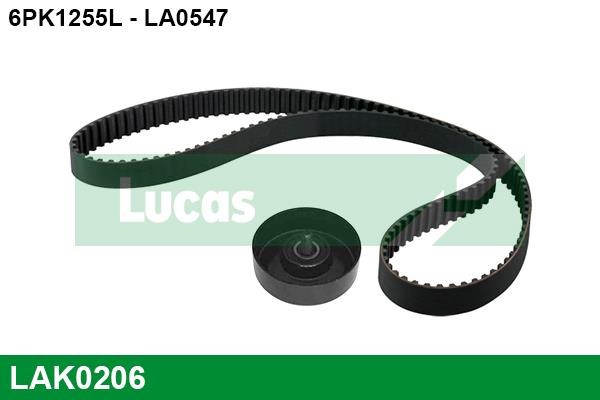 Lucas Electrical LAK0206 Zestaw pasek alternatora LAK0206: Dobra cena w Polsce na 2407.PL - Kup Teraz!