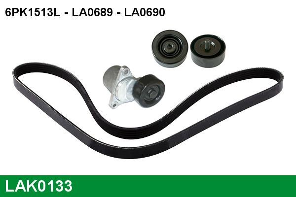 Lucas Electrical LAK0133 Комплект ремня генератора LAK0133: Отличная цена - Купить в Польше на 2407.PL!
