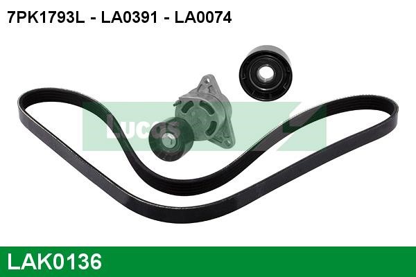 TRW LAK0136 Drive belt kit LAK0136: Buy near me in Poland at 2407.PL - Good price!