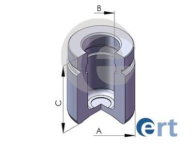 Ert 151566C Rear brake caliper piston 151566C: Buy near me in Poland at 2407.PL - Good price!