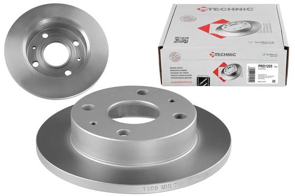 Protechnic PRD1205 Unventilated front brake disc PRD1205: Buy near me in Poland at 2407.PL - Good price!