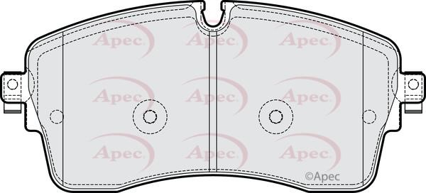 APEC braking PAD2286 Гальмівні колодки, комплект PAD2286: Приваблива ціна - Купити у Польщі на 2407.PL!