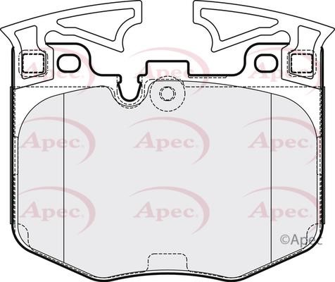 APEC braking PAD2147 Тормозные колодки дисковые, комплект PAD2147: Купить в Польше - Отличная цена на 2407.PL!