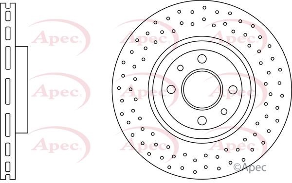 APEC braking DSK3236 Тормозной диск DSK3236: Отличная цена - Купить в Польше на 2407.PL!