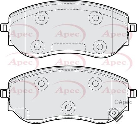 APEC braking PAD2239 Тормозные колодки дисковые, комплект PAD2239: Отличная цена - Купить в Польше на 2407.PL!