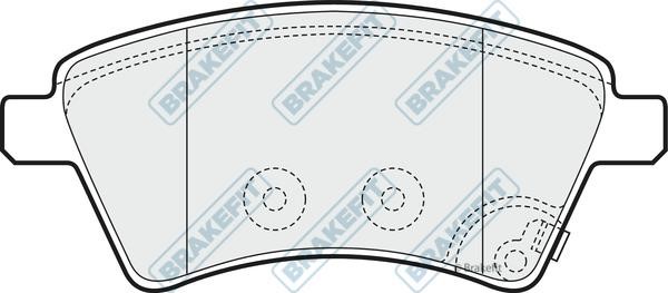 APEC braking PD3640 Brake Pad Set, disc brake PD3640: Buy near me in Poland at 2407.PL - Good price!
