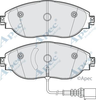 APEC braking PAD2304B Brake Pad Set, disc brake PAD2304B: Buy near me in Poland at 2407.PL - Good price!