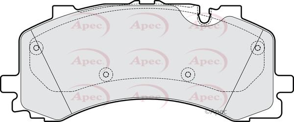 APEC braking PAD2167 Тормозные колодки дисковые, комплект PAD2167: Купить в Польше - Отличная цена на 2407.PL!