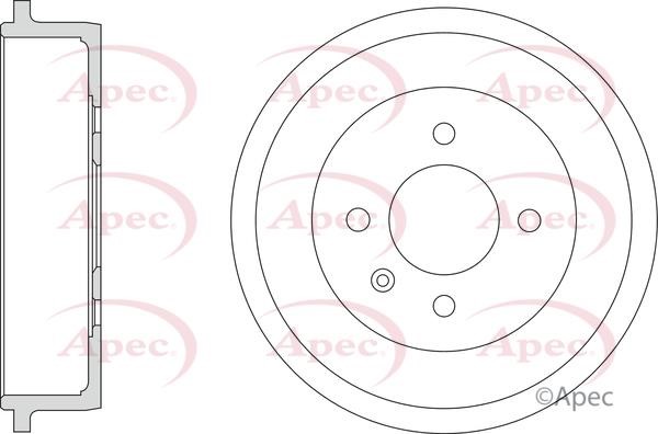 APEC braking DRM9216 Brake drum DRM9216: Buy near me in Poland at 2407.PL - Good price!