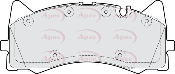 APEC braking PAD2176 Тормозные колодки дисковые, комплект PAD2176: Отличная цена - Купить в Польше на 2407.PL!