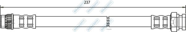 APEC braking BHO4193 Brake Hose BHO4193: Buy near me in Poland at 2407.PL - Good price!