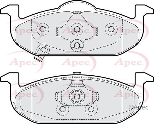 APEC braking PAD2177 Brake Pad Set, disc brake PAD2177: Buy near me in Poland at 2407.PL - Good price!