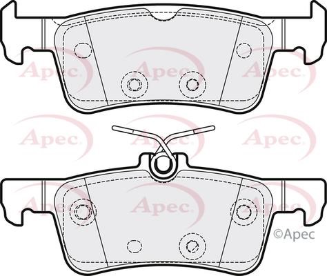 APEC braking PAD2204 Тормозные колодки дисковые, комплект PAD2204: Купить в Польше - Отличная цена на 2407.PL!