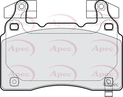 APEC braking PAD2255 Гальмівні колодки, комплект PAD2255: Купити у Польщі - Добра ціна на 2407.PL!