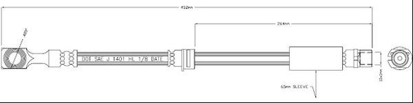 Motorquip VBH1242 Brake Hose VBH1242: Buy near me at 2407.PL in Poland at an Affordable price!