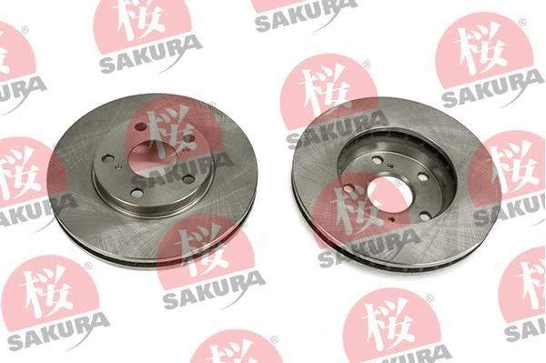 Sakura 604-20-3785 Front brake disc ventilated 604203785: Buy near me in Poland at 2407.PL - Good price!