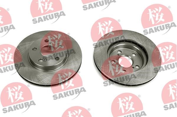 Sakura 604-20-3840 Front brake disc ventilated 604203840: Buy near me in Poland at 2407.PL - Good price!