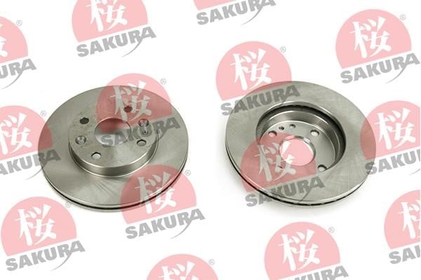 Sakura 604-30-3585 Front brake disc ventilated 604303585: Buy near me in Poland at 2407.PL - Good price!