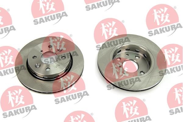 Sakura 604-03-8815 Front brake disc ventilated 604038815: Buy near me at 2407.PL in Poland at an Affordable price!