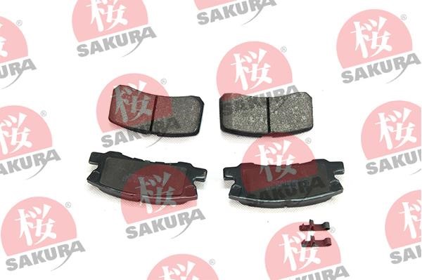 Sakura 601-50-4280 Brake Pad Set, disc brake 601504280: Buy near me in Poland at 2407.PL - Good price!