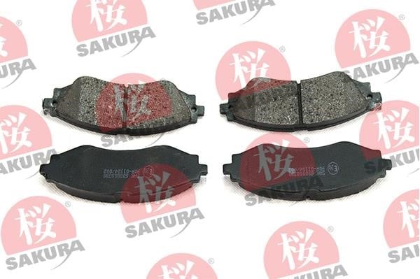 Sakura 600-00-8390 Brake Pad Set, disc brake 600008390: Buy near me in Poland at 2407.PL - Good price!