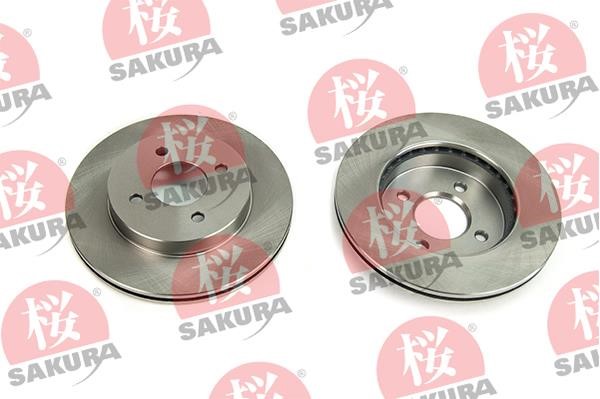 Sakura 604-10-4147 Front brake disc ventilated 604104147: Buy near me in Poland at 2407.PL - Good price!