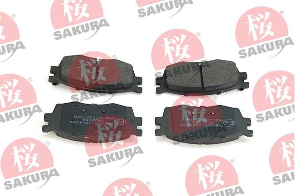 Sakura 600-05-4603 Тормозные колодки дисковые, комплект 600054603: Отличная цена - Купить в Польше на 2407.PL!