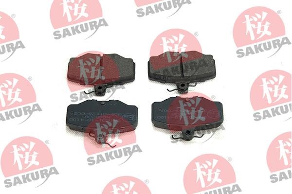 Sakura 601-10-4100 Brake Pad Set, disc brake 601104100: Buy near me in Poland at 2407.PL - Good price!