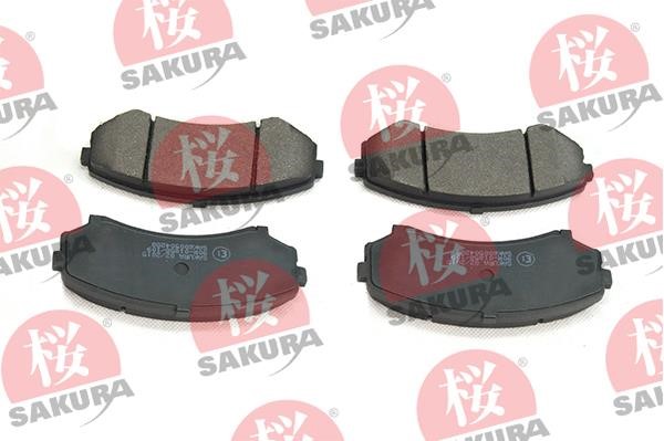 Sakura 600-50-4288 Brake Pad Set, disc brake 600504288: Buy near me in Poland at 2407.PL - Good price!