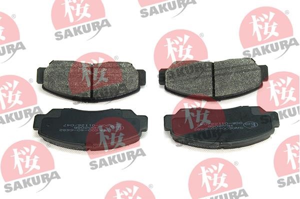 Sakura 600-40-6682 Тормозные колодки дисковые, комплект 600406682: Купить в Польше - Отличная цена на 2407.PL!