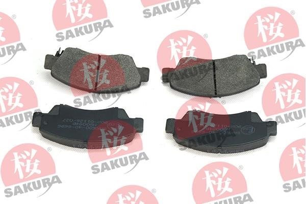 Sakura 600-40-6696 Brake Pad Set, disc brake 600406696: Buy near me in Poland at 2407.PL - Good price!
