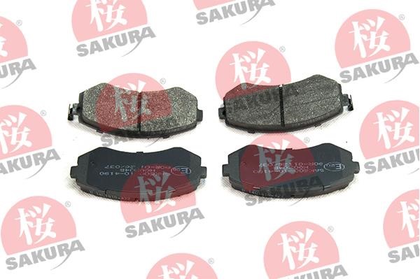 Sakura 600-10-4190 Тормозные колодки дисковые, комплект 600104190: Отличная цена - Купить в Польше на 2407.PL!
