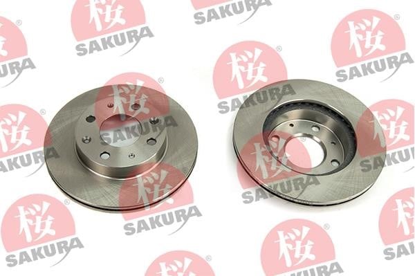 Sakura 604-40-6640 Front brake disc ventilated 604406640: Buy near me in Poland at 2407.PL - Good price!