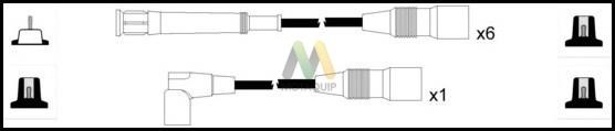Motorquip LDRL1748 Ignition cable kit LDRL1748: Buy near me in Poland at 2407.PL - Good price!