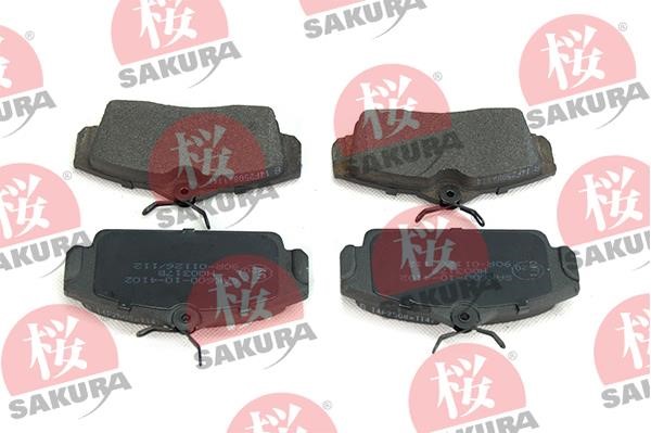 Sakura 600-10-4102 Тормозные колодки дисковые, комплект 600104102: Отличная цена - Купить в Польше на 2407.PL!