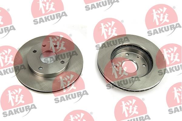 Sakura 604-00-8360 Front brake disc ventilated 604008360: Buy near me in Poland at 2407.PL - Good price!